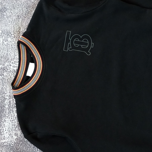 Burberry Girls Black Logo Sweatshirt - Picture 5 of 11